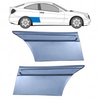 Rear wing repair panel for Mercedes CL-Class 203 2000-2008 / Left+Right / Set 9619