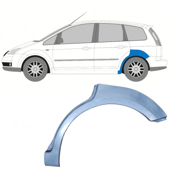 FORD FOCUS C-MAX / C-MAX 2003-2010 REAR WHEEL ARCH / LEFT