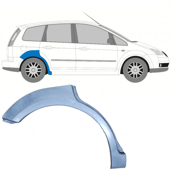 FORD FOCUS C-MAX / C-MAX 2003-2010 REAR WHEEL ARCH / RIGHT