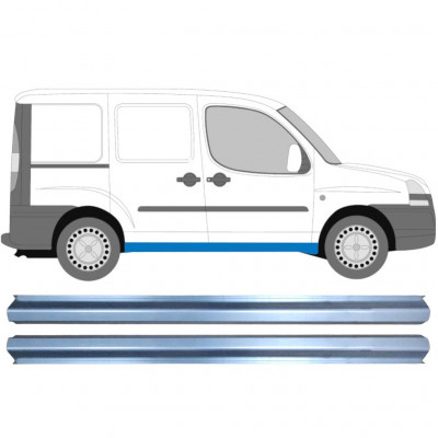 Sill repair panel for Fiat Doblo 2001-2010 / Set 11348