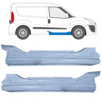 Sill repair panel for Fiat Doblo 2010- / Opel Combo D / Set 12673