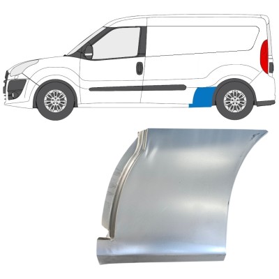 Rear wing repair panel for Opel Combo D 2011-2018 / Left 15565