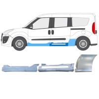 Repair panel set for Fiat Doblo 2010-2022 / Left / 15001