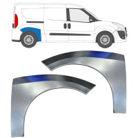 Rear wing repair panel for Opel Combo D 2011-2018 / Left+Right / Set 15562