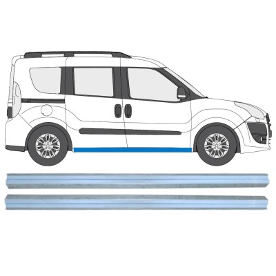 Sill repair panel for Fiat Doblo 2010-2022 / Left+Right / Set 15361