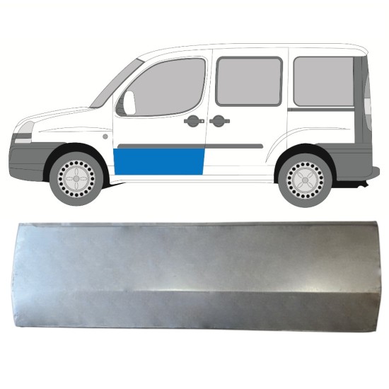 Front door repair panel for Fiat Doblo 2001-2010 / Left 14619