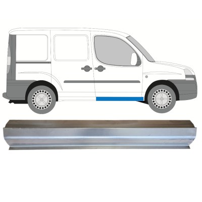 Front door sill repair panel for Fiat Doblo 2001-2010 / Left = Right (symmetrical) 14621