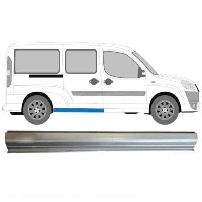 Rear sill repair panel for Fiat Doblo 2001-2010 / Left = Right (symmetrical) 14623
