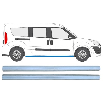 Sill repair panel for Opel Combo D 2011-2018 / Left+Right / Set 15363