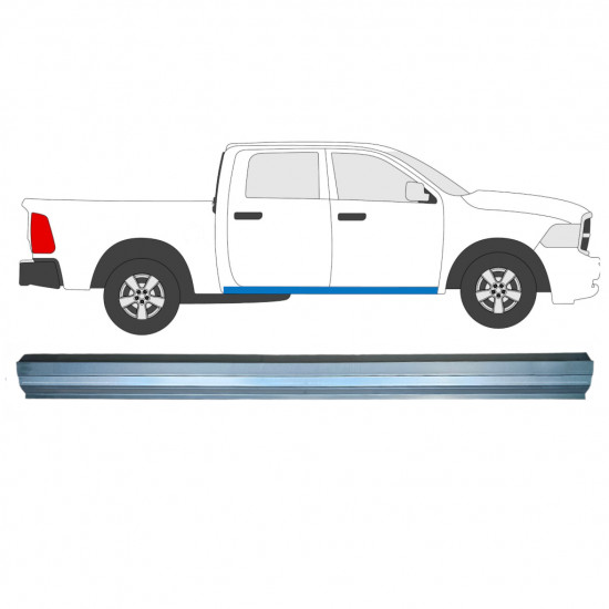 Lower sill repair panel for Dodge RAM 2008-2013 / Left = Right (symmetrical) 12791