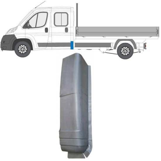 Rear corner repair panel for Fiat Ducato 2006-2026 / Left 16615