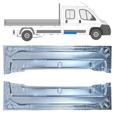 Inner rear door repair panel for Peugeot Boxer 2006-2026 / Left+Right / Set 16393