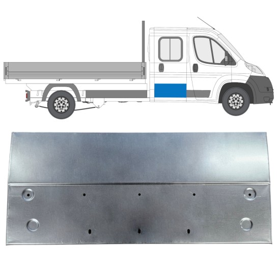 Rear door repair panel for Citroen Jumper 2006-2026 / Left = Right (symmetrical) 16078