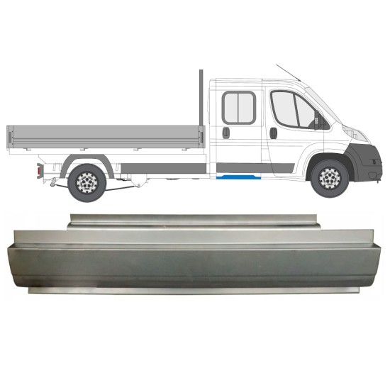 Rear sill repair panel for Citroen Jumper 2006-2025 / Left = Right (symmetrical) 15372