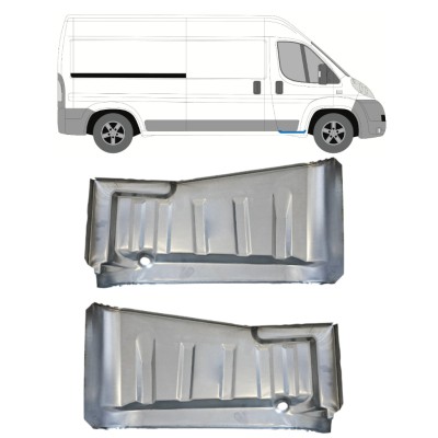 Step Repair Panel for Citroen Jumper 2006-2025 / Left+Right / Set 15393
