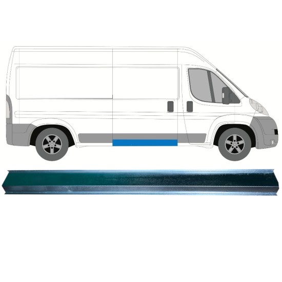Middle inner sill repair panel for Citroen Jumper 2006-2026 / Left = Right (symmetrical) 16139