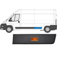 Rear side trim with lamp for Fiat Ducato 2006-2018 / Left / Set 10679