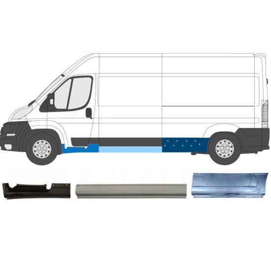 Repair panel set for Fiat Ducato 2006-2026 / Left / 16176