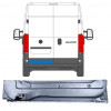 Rear door repair panel