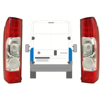 Rear light for Fiat Ducato 2006-2014 / Left+Right / Set 10026