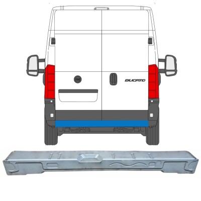 Rear cross member repair panel for Citroen Jumper 2006-2026 16871