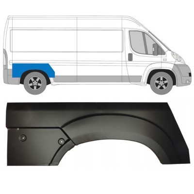 Rear wing repair panel for Citroen Jumper 2006-2025 / Right 13380