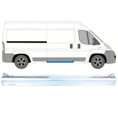 Sliding door sill repair panel for Citroen Jumper 2006-2026 / Right 13849