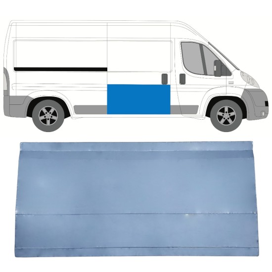 Sliding door repair panel for Citroen Jumper 2006-2025 / Right 15375