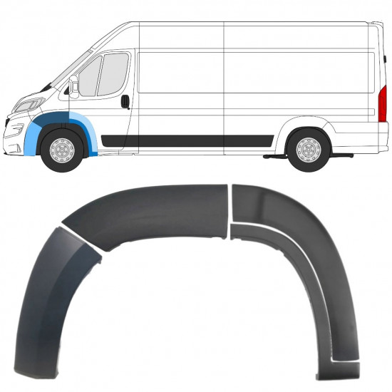 Front Fender Trim Set for Fiat Ducato Boxer Relay 2014-2018 / Left /  8469