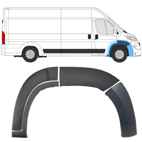 Front Fender Trim Set for Fiat Ducato Boxer Relay 2014-2018 / Right /  8468