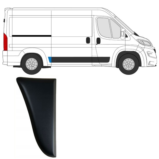Rear wing side trim for Opel Movano 2021- / Right 15817
