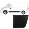 Rear wing side trim