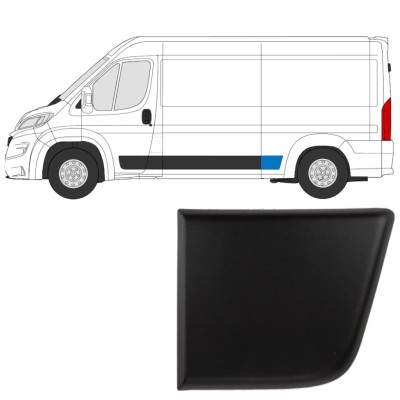 Rear wing side trim for Opel Movano 2021- / Left 15819