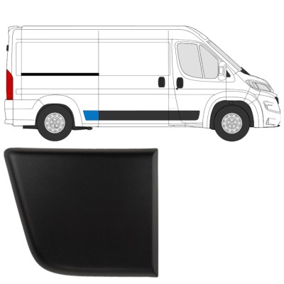 Rear wing side trim for Opel Movano 2021- / Right 15816