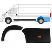 Set of rear wheel arch trims with lamp for Fiat Ducato Boxer Relay 2018- / Left /  10238