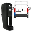Rear bumper corner 180 degrees