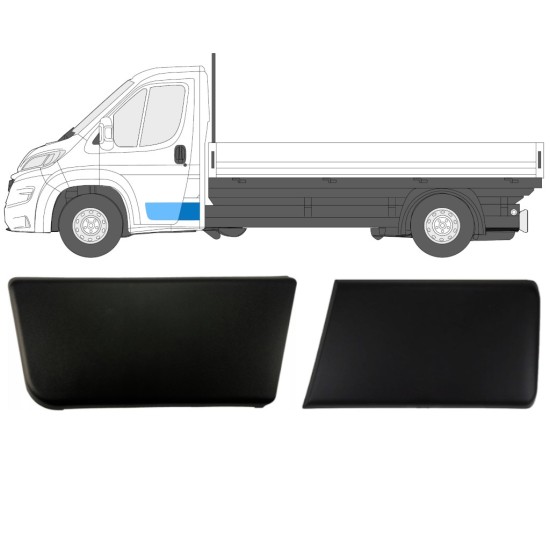Side trim set for single cab for Opel Movano 2021- / Left 15811