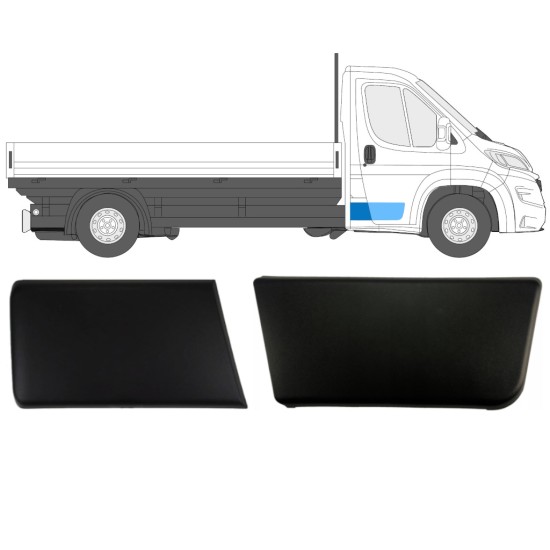 Side trim set for single cab for Opel Movano 2021- / Right 15810