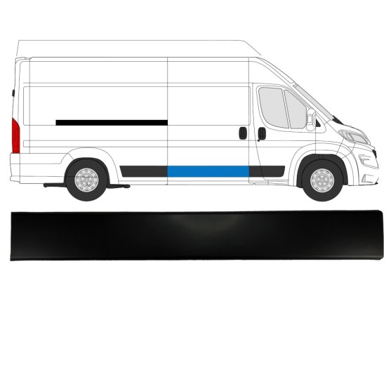 Sliding door side trim for Opel Movano 2021- / Right 15848