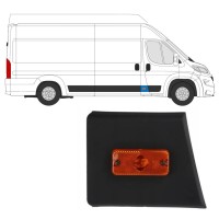 Front pillar side trim with lamp for Citroen Jumper 2018- / Right 13102