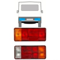 Rear light for Peugeot Boxer 1994-2002 / Left+Right / Set 14052