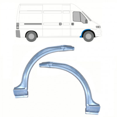 Front wing repair panel for Fiat Ducato 1994-2006 / Left+Right / Set 10701