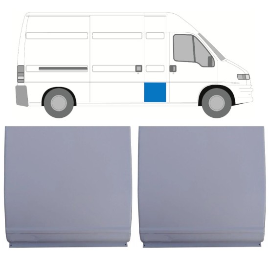 Repair panel set for Citroen Jumper 1994-2006 / Left = Right (symmetrical) / 14119