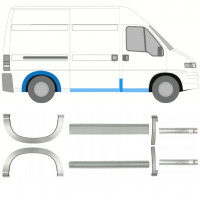 Sill and rear wing repair panel for Fiat Ducato Boxer Relay 1994-2006 / MWB / Set 11517