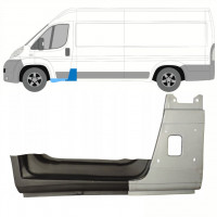 Pillar repair panel + Sill repair panel for Fiat Ducato 2006- / Left / Set 8743