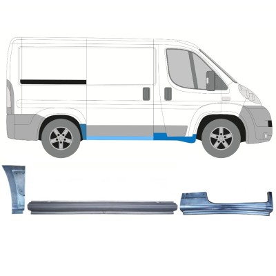 Repair panel set for Fiat Ducato 2006-2025 / Right / 14810