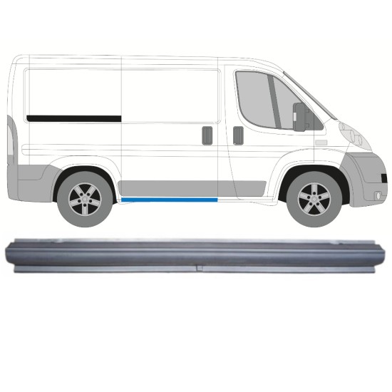 Sliding door sill repair panel for Citroen Jumper 2006-2026 / Right 15395