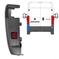 Rear bumper corner 270 degrees for Fiat Ducato 2006-2018 / Left 7716