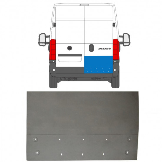 FIAT DUCATO 2006- REAR DOOR REPAIR / RIGHT