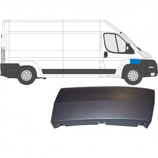 FIAT DUCATO 2006- FRONT WING MOULDING TRIM / RIGHT